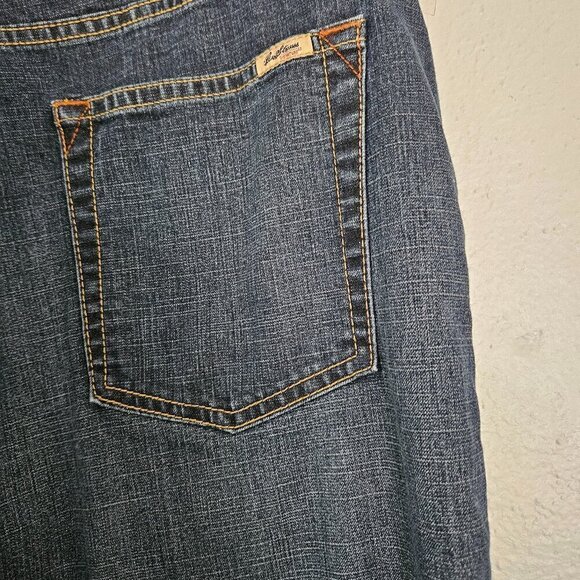 Levi Strauss & CO Women Denim High Rise Boot Cut Blue Jeans Size 18W - Picture 4 of 7